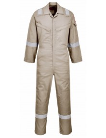 FR21 - Flame Resistant Super Light Weight Anti-Static Coverall - Khaki Clothing